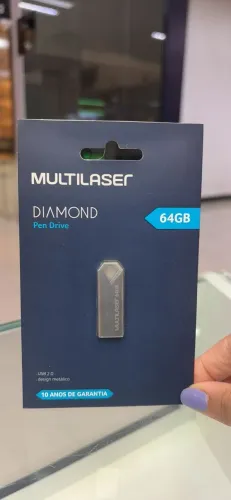 PENDRIVE MULTILASER DIAMOND 64GB