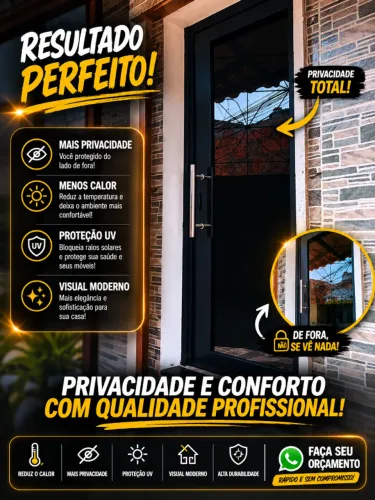 Película Fumê: Conforto térmico e Privacidade em Uma Só Solução
