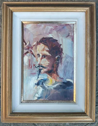 Quadro Dom Quixote - Óleo Sobre Tela "L'Artistique" Expressionista