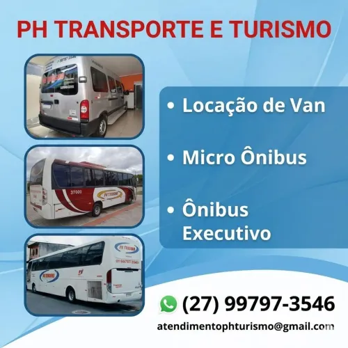 Van, micro ônibus e ônibus executivo 