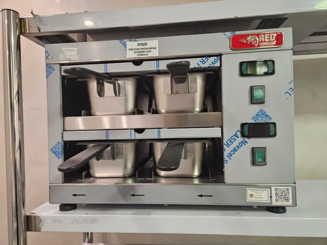 conservador de proteínas inox 4 cubas novo