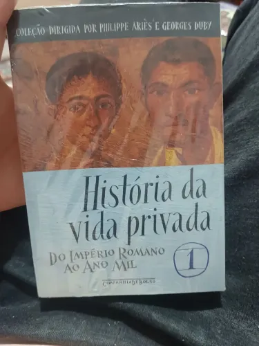 Livro história da vida privada vol1, novo e lacrado