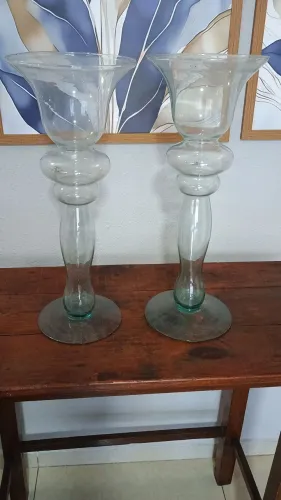 Taças de vidro altas para casamentos e eventos!