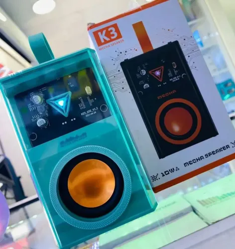 Cx de som Bluetooth com 10W de potência, luz RGB