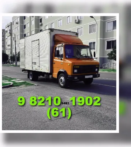 Frete em Samambaia, Guará e Taguatinga: Rodrigo atende hoje com o melhor preço!