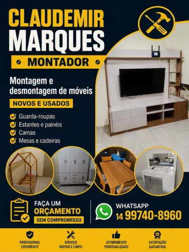 Montador de móveis leia o anúncio 