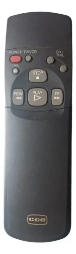 Controle remoto para vídeo cassete CCE 88x #