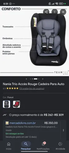 Cadeirinha de automóvel