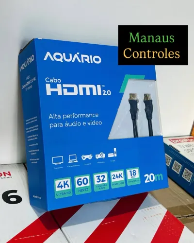 Cabo Hdmi de 20 Metros Ultra HD 4K Blindado ( Promoção )