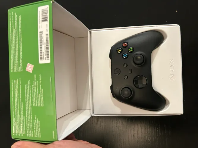 Controle Sem Fio Xbox Original Preto + Cabo USB-C + Caixa Original