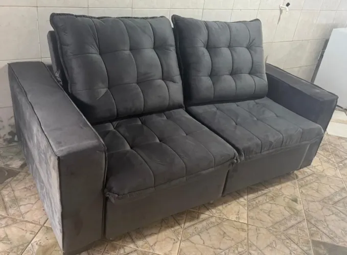 Vendo sofá novo retratril reclinavel