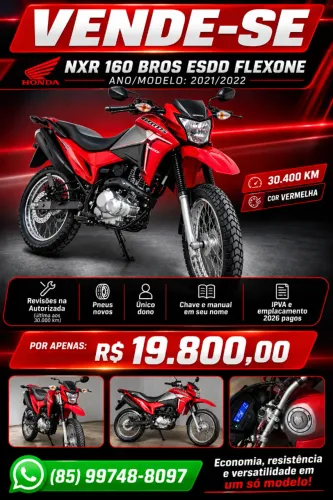 Bros 160 potência e versatilidade. NOVA - Manual e chave reserva-REVISADA autorizada