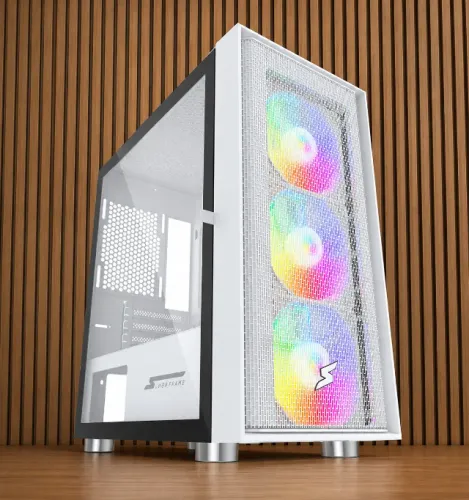 Gabinete SilverWind Super Frame com 3 Fan RGB