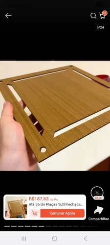 Divisoria placas de Mdf