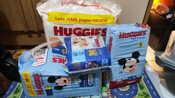 Fraldas tamanho M