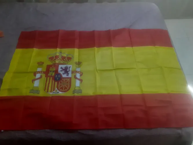 BANDEIRA ESPANHA DECORAÇÃO ESPORTES LEIA O ANÚNCIO 