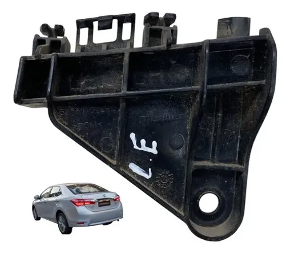 Guia Pára-choque Traseiro Esquerdo Toyota Corolla 2015/19
