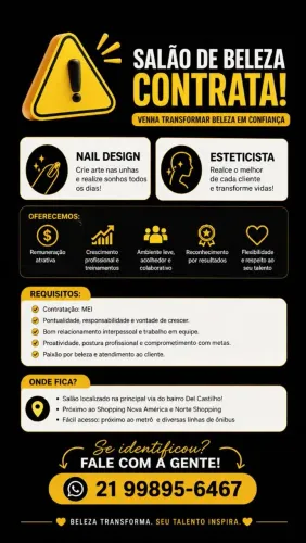 Oportunidade em Salão de Beleza: Nail Design e Estética
