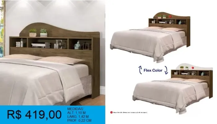 CABECEIRA DE MADEIRA =PRONTA ENTREGA