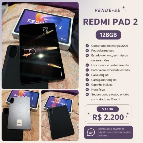 VENDE-SE REDMI PAD 2 128GB