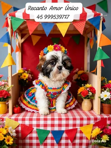 Filhote de Shitzu fêmea