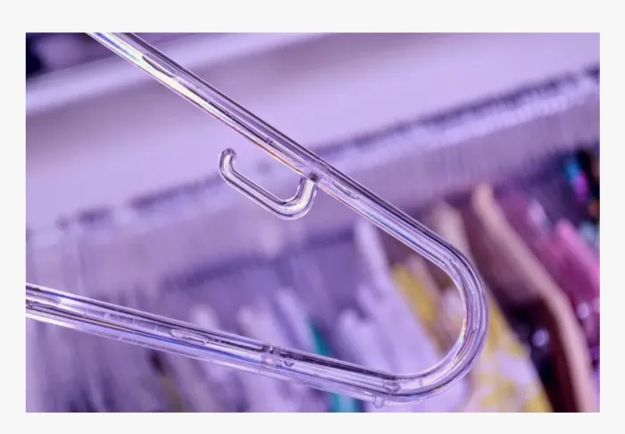 Cabides de Acrílico Infantil 8mm - 1.000 unidades - Novos