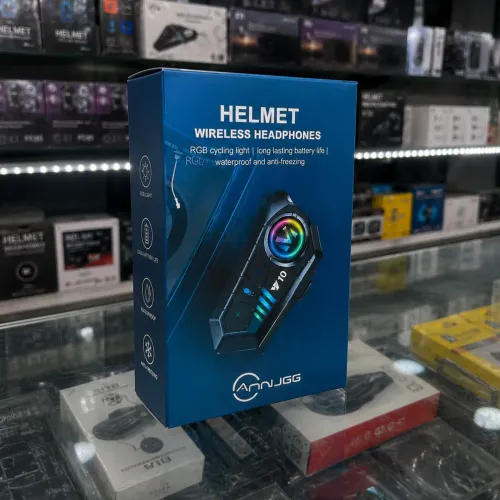 FONE MOTOQUEIRO (DOIS MICRONOFE) ABERTO E FECHADO