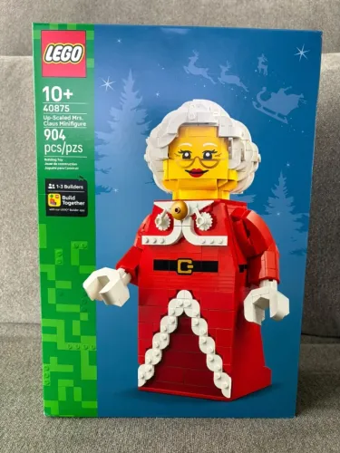 Lego 40875 Minifigura Ampliada Mamãe Noel - Natal