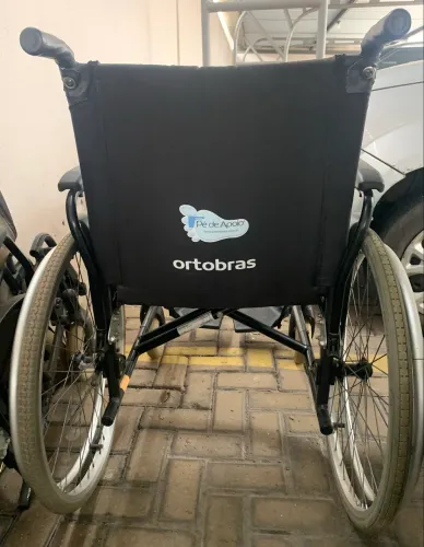 Cadeira de rodas ortobras Pé de Apoio
