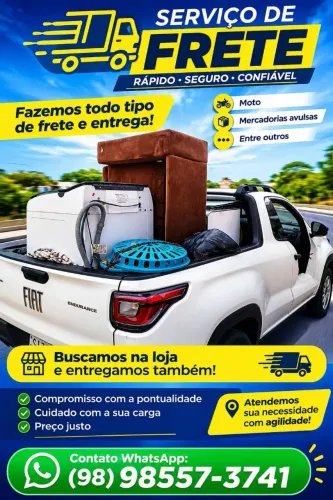 Frete, qualquer hora, São Luís e região