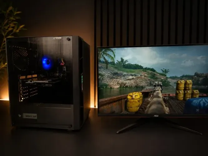 PC Gamer Ryzen 5 5500 + GTX 1650 Com Resident Evil Requiem | 3 Meses de Garantia