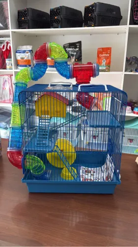 Gaiola triplex hamster 3 andares