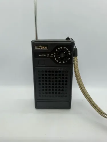 Rádio Portátil Motobras RM-PF22 AM/FM Funcionando