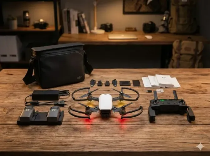 Drone DJI Spark Branco Combo Fly More + 2 Baterias + Micro SD 64GB e Bolsa
