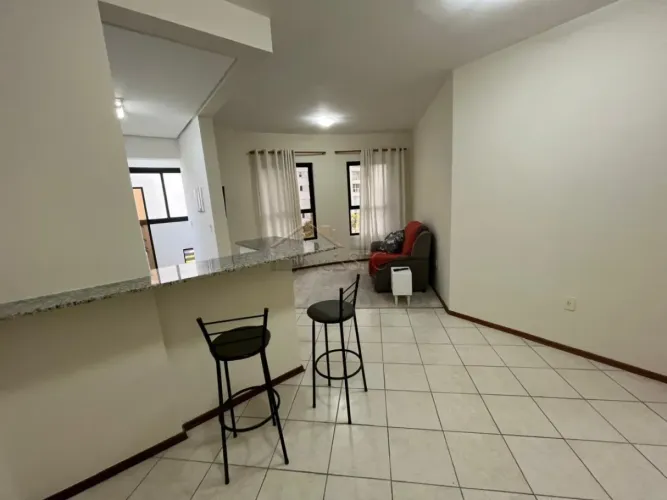 Apartamento semi mobiliado para locação 1 dormitório (suíte) com lavabo