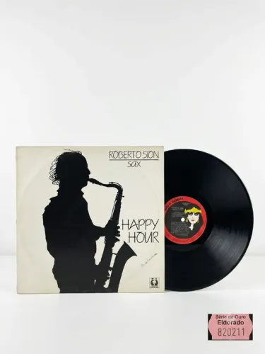 Lp Roberto Sion Sax - Happy Hour - 1986 - Disco de Vinil