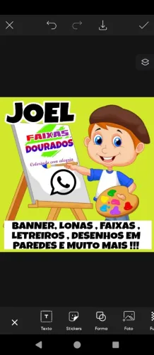 FAIXAS ,LETREIROS E DESENHOS EM PAREDES 
