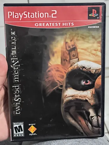 Twisted Metal: Black Original PS2 com Livrinho (Sem CD)