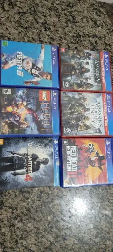 Lote de Jogos PS4 Originais - Excelente Estado