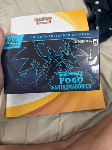 ETB fogo fantasmagórico lacrado Pokemon tcg