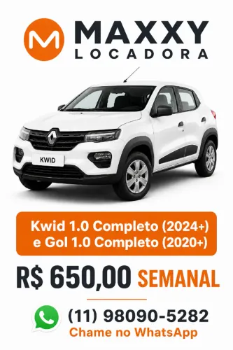 Locação de veículos para aplicativo Uber, 99 e entregas - ABC paulista, ZL e redondezas