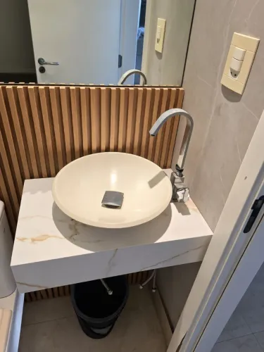 Bancada em porcelanato