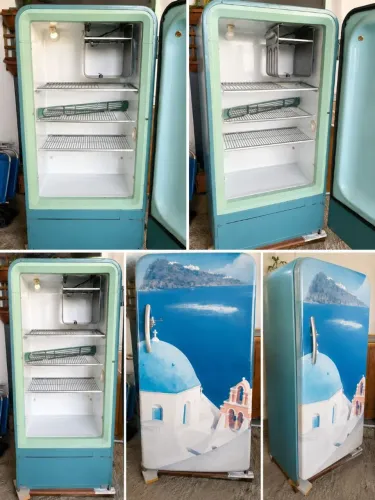 Geladeira retro