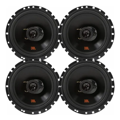 Kit Facil Jbl 4 Alto Falantes 6 6trfx55 Flex 4 220w Triaxial Cor Preto