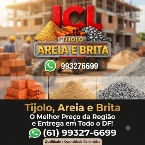 Areia lavada caminhão truck e toco, Brita 0, 1 pó de brita e seixos. Aceitamos crédito