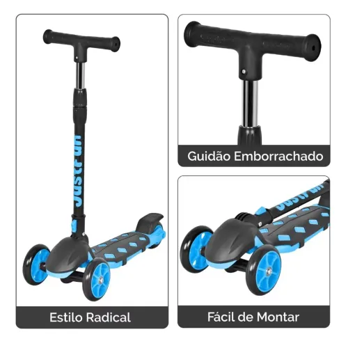 Patinete infantil radical - AZUL (novo na caixa)