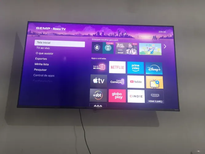 Televisão smart 