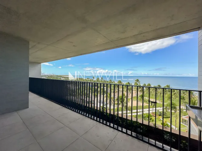 Apartamento à venda no Essenza Paiva  161m², 4 suítes, varanda gourmet com vista mar | Pai