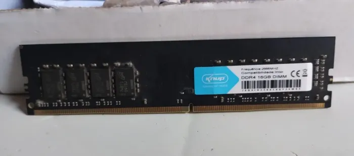 MEMÓRIA DDR4 16GB. 2666MHZ<br>FREQUÊNCIA 2666MHZ<br> R$380