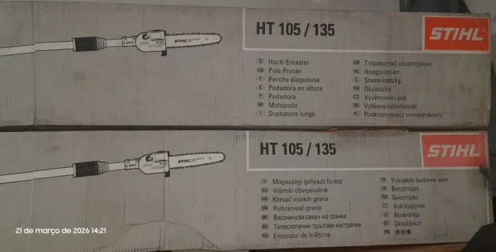 2 Motopoda Stihl Ht 135 novas